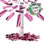 Confetti cannon 40x5x5cm., pink