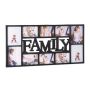 Collage of 10 photos 36.5x72x2cm., black color