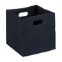 Malkas grozs 30x30x30cm, melns