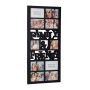 Collage of 10 photos 74.5x35x2cm., black color