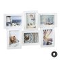 Collage of 6 photos 33x47.5x3cm., white color