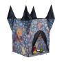 Children's playhouse "Castle" 132x110x110cm., gray/dark gray/black colors