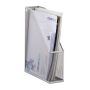 Document stand 31.5x7.2x25 cm., silver color
