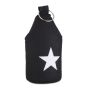 Door stop "Star" with handle, black