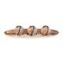 Set of 3 candles 10x51.5x18.5cm., brown/light brown color