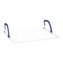 Hanging clothes dryer 18x64x70cm., white/blue