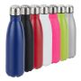 Drinking bottle 26.5x7cm., dark blue/silver/black