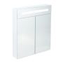 Wall-mounted bathroom cabinet 67x60x12cm., white