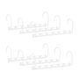 Clothes hangers 6 pcs., white