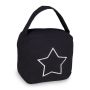 Door stop "Star" with handle, black