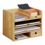 Writing instrument organizer 26x33x24 cm., light brown