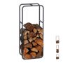 Firewood stand 100x40x25cm., dark gray