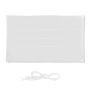 Rectangular sun awning 400x600cm., white