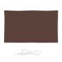 Rectangular sun awning 400x600cm., brown