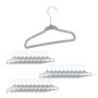Clothes hangers 30pcs, gray/silver color