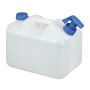 Water canister with mixer 26.5x34.5x21.5cm., white/blue