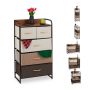 Living room cabinet 100x58x31.5cm., beige/brown/light brown color