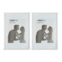Set of 2 photo frames 31x21x2cm., white
