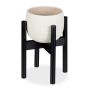 Adjustable flower stand 35.5x32x37.5cm., black