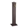 Garden fountain 91x22.5x22.5cm., brown/gold color