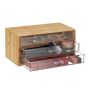 Makeup organizer with drawers 29x23.5x14cm., light brown