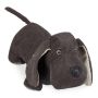 Door stop "Dog", dark brown