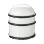 Stainless steel door stop, white