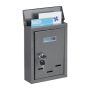 Mailbox 26.5x19x6.5cm., gray