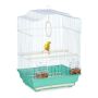 Bird cage 49.5x35x32cm., light blue/mint color