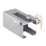 Trailer lock 11x15x23.5cm., silver color