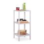 Bathroom shelf with 3 shelves 79.5x36x36cm., white