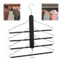 Clothes hanger, black/silver