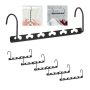 Clothes hangers 6 pcs., black