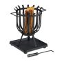 Fire pit 46x41.5x36cm., black