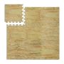 Set of 9 protective floor mats 1x31.5x31.5cm., beige/brown/light brown