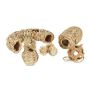 Set of 7 hamster accessories, light brown