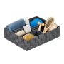 Storage box 8.5x32x25cm., gray