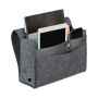 Hanging basket 27x31.5x11.5cm., dark gray