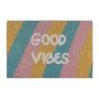 Durvju paklājiņš "Good Vibes" 60x40 cm.