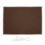 Rectangular sun awning 550x450cm., dark brown