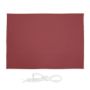 Rectangular sun awning 550x450cm., dark red color