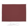 Rectangular sun awning 450x350cm., dark red color