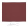 Rectangular sun awning 600x500cm., dark red color