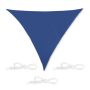 Triangular sun awning 500x500x500cm., dark blue