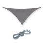 Triangular sun awning 425x300x300cm., dark gray