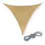 Triangular sun awning 400x400x400cm., beige