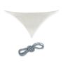 Triangular sun awning 425x300x300cm., white