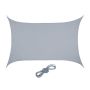 Rectangular sun awning 600x400cm., gray