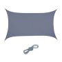 Rectangular sun awning 300x200cm., dark gray