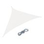 Triangular sun awning 425x300x300cm., white